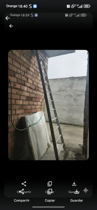 Escalera aluminio 11 peldaños