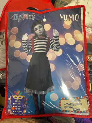 Disfraz Mimo Niña Tallas 7-9 años