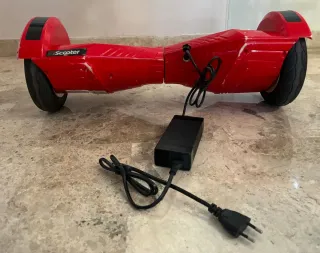 Hoverboard iScooter Rojo + Cargador y Funda
