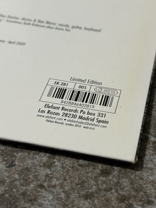 Vinilo 7” Onward Chariots ER-281