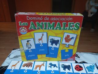 Dominó de animales educativos