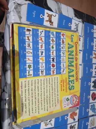 Dominó de animales educativos