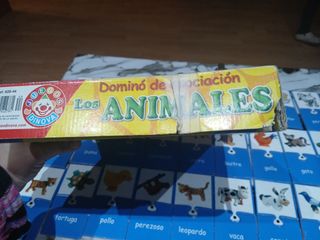 Dominó de animales educativos