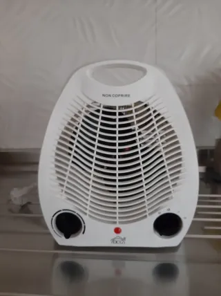 Termoventilatore bianco