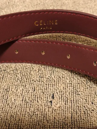 Cintura bordeaux in Pelle di Vitello 110cm!!