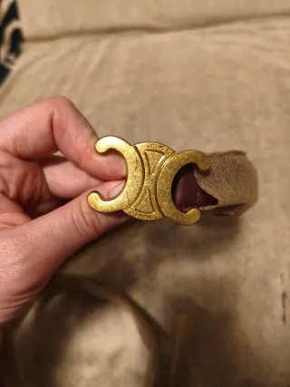 Cintura bordeaux in Pelle di Vitello 110cm!!