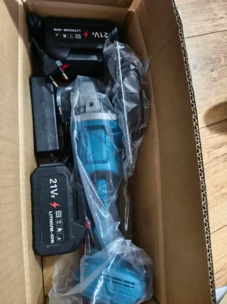 Radial Amoladora Batería Inalámbrico 21V