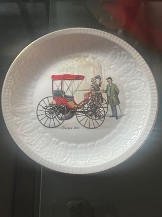 Plato de Colección Pontesa "Duryea 1893" Ironstone