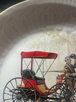 Plato de Colección Pontesa "Duryea 1893" Ironstone