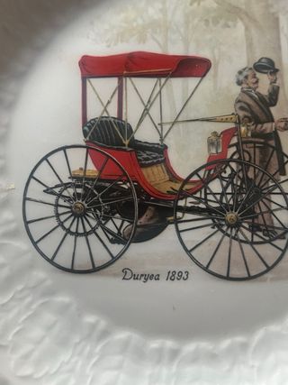 Plato de Colección Pontesa "Duryea 1893" Ironstone