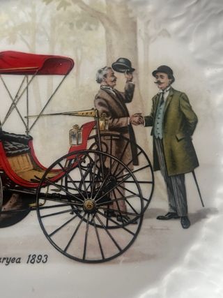 Plato de Colección Pontesa "Duryea 1893" Ironstone