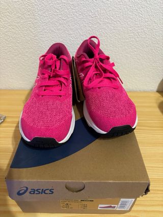 Zapatillas Asics Mujer Rosa y Blanco