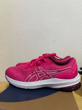 Zapatillas Asics Mujer Rosa y Blanco