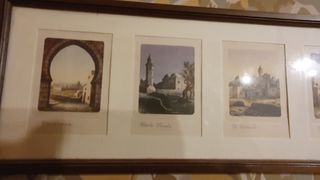 Quadro - Stampe “I luoghi di Gesù Cristo” anni '60