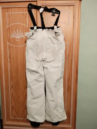 Pantalón de esquí blanco hombre