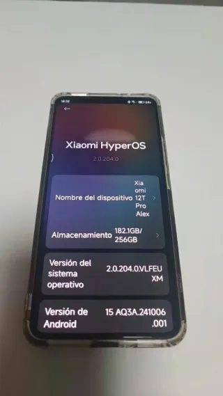 Xiaomi 12T Pro 256GB HyperOS Cámara 200MP