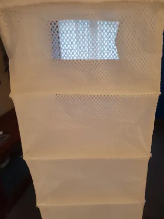 Zapatero colgante Ikea blanco