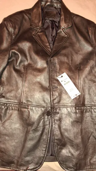 Chaqueta Zara Piel Hombre Talla M
