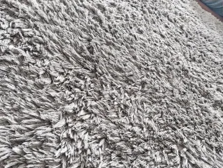 Alfombra gris salón/dormitorio 165x230cm