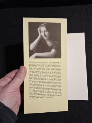 Marie Darrieussecq. Nacimiento de los fantasmas