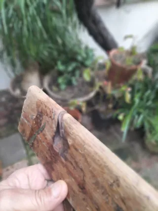 Cepillo de carpintero antiguo