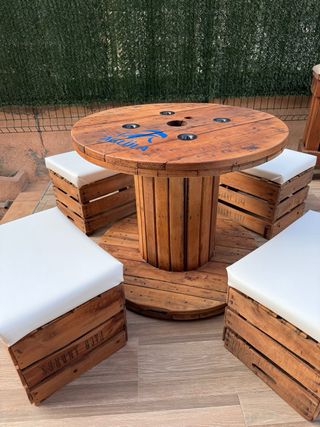 BOBINAS CARRETE MADERA CABLE CHILLPALET