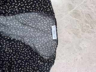 Vestido Mango juvenil corto cruzado estampado