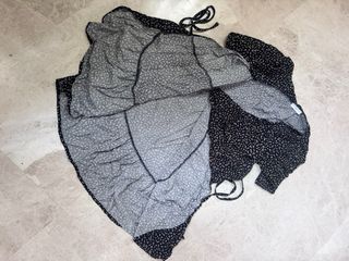 Vestido Mango juvenil corto cruzado estampado