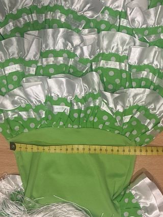Disfraz Flamenca Verde Lunares Blancos