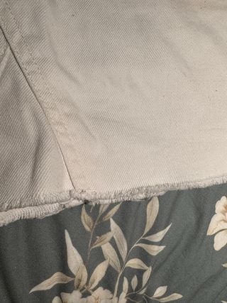 Falda vaquera blanca Talla 36