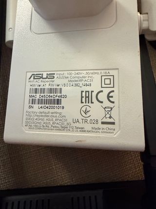 Extensor WiFi AC ASUS RP-AC51