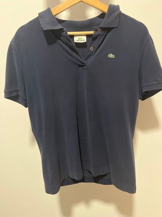 Polo Lacoste Talla 46 Niño Azul