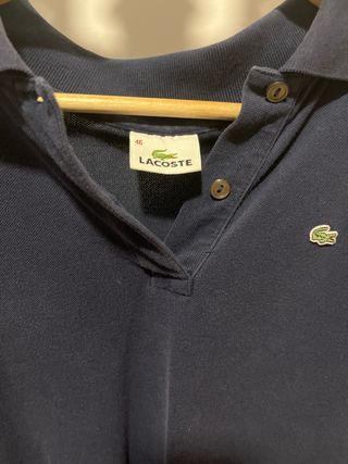 Polo Lacoste Talla 46 Niño Azul