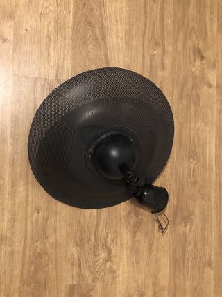 Lámpara techo negra industrial regulable