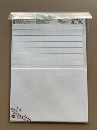 Set de Papel de Carta Japonés Nuevo