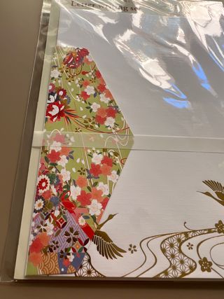 Set de Papel de Carta Japonés Nuevo