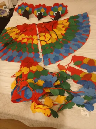 Disfraz Pájaro del Paraíso Adulto/Niño