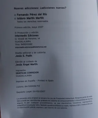 Nuevas adicciones ¿adicciones nuevas?