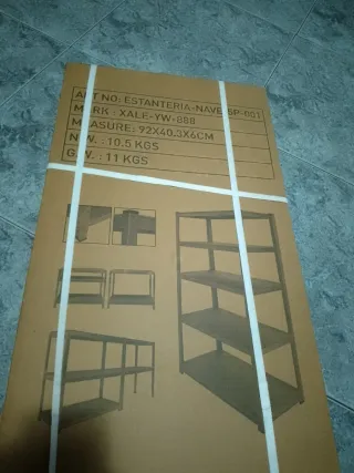 Estantería XALE 5P-001 92x40.3x6cm