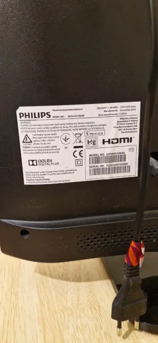 Televisor Philips Negro