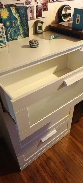 Cómoda 4 cajones Brimnes blanca Ikea