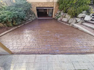 Hormigón impreso para exteriores