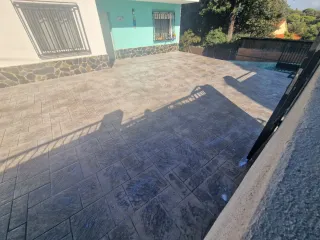 Hormigón impreso para exteriores