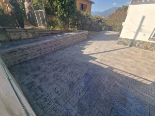 Hormigón impreso para exteriores