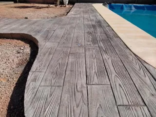 Hormigón impreso para exteriores