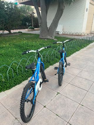 Bicicleta infantil azul
