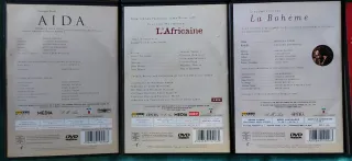 Lote 9 DVDs de Ópera Clásica