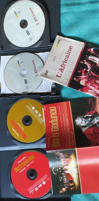 Lote 9 DVDs de Ópera Clásica