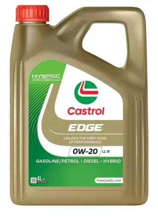 Aceite Castrol EDGE 0W-20 LL IV 4L