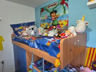 Litera Cama Nido Madera